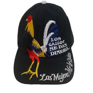 Chicken Rooster Give Me Money Take It From Me (in Spanish) trucker SnapBack Hat